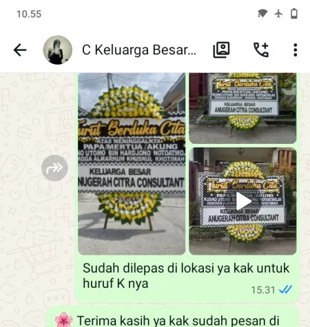 Pengiriman Papan Bunga Duka Shangri La Jakarta