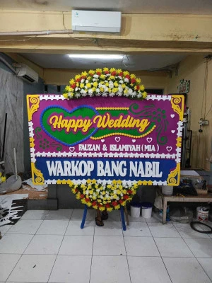 Papan Bunga di Shangri La Jakarta