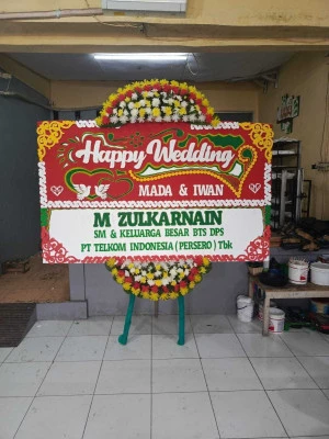 Papan Bunga di Shangri La Jakarta