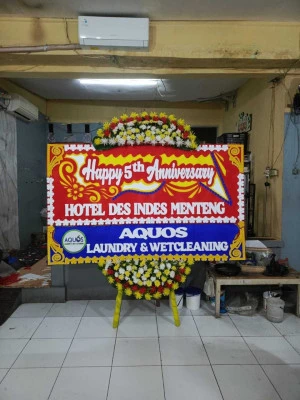 Papan Bunga di Shangri La Jakarta