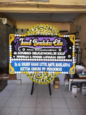 Papan Bunga di Shangri La Jakarta